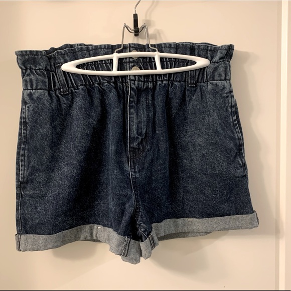 Bluenotes Pants - High Waist Paperbag Shorts
